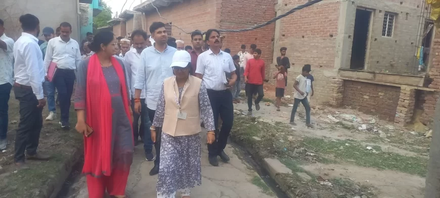 नोडल अधिकारी ने किया विभिन्न परियोजनाओं का निरीक्षण
