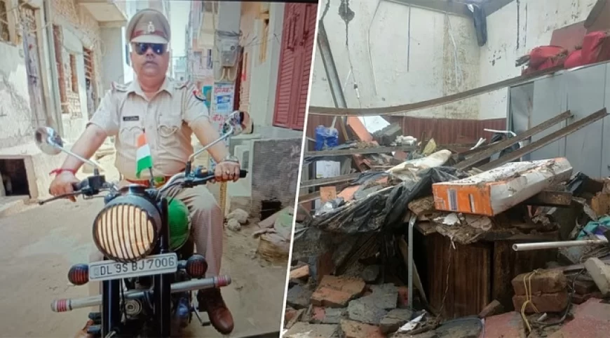 गाजियाबाद में आंधी-तूफान का कहर: एसीपी ऑफिस की छत गिरी, सोते वक्त दरोगा की मलबे में दबकर मौत