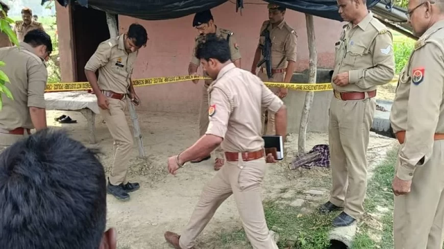 खेत पर सो रहे रिटायर्ड अमीन की धारदार हथियार से वार करके हत्या, दूर तक फैले थे खून छींटे
