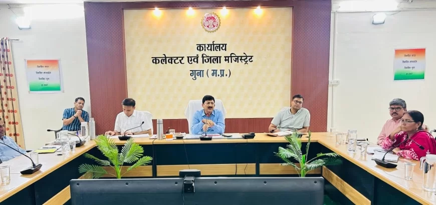 कलेक्टर श्री कन्याल की अध्यक्षता में समय-सीमा बैठक का किया गया आयोजन