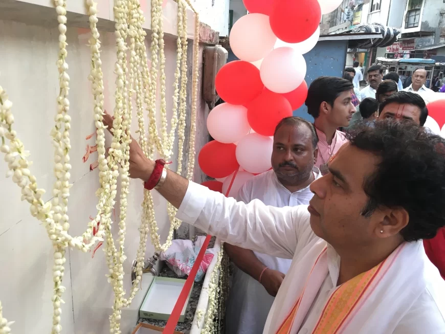 विधायक श्रीकांत शर्मा ने किया श्रीहित उत्सव चैरिटेबल ट्रस्ट (रजि.) के द्वारा स्थापित शीतल जल सेवा (प्याऊ) का शुभारंभ