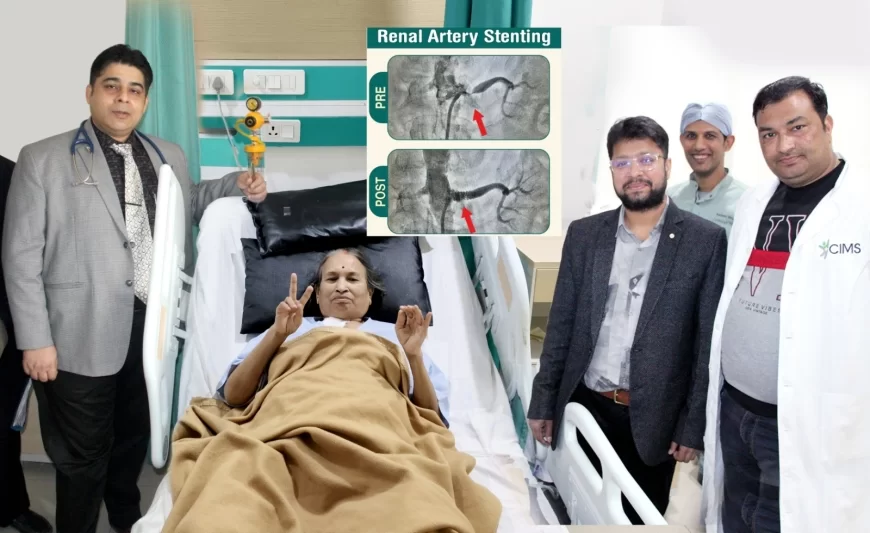 डॉ. अर्पित अग्रवाल द्वारा मथुरा में पहली बार हुई रीनल आर्टरी स्टेंटिंग