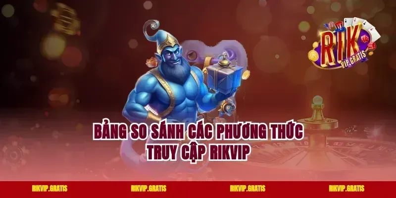 Bảng So Sánh Các Phương Thức Truy Cập Rikvip